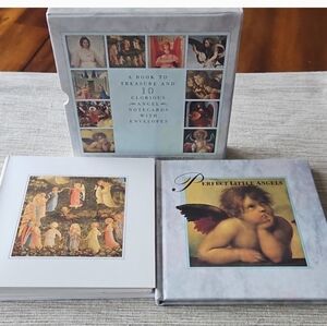 10 Glorious Angel Notecards w/Envelopes & Perfect Little Angel Book Giftset.